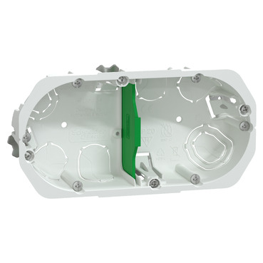 Multifix - boîte encastrement - 2 postes - Ø67mm - P40mm - entraxe 71mm