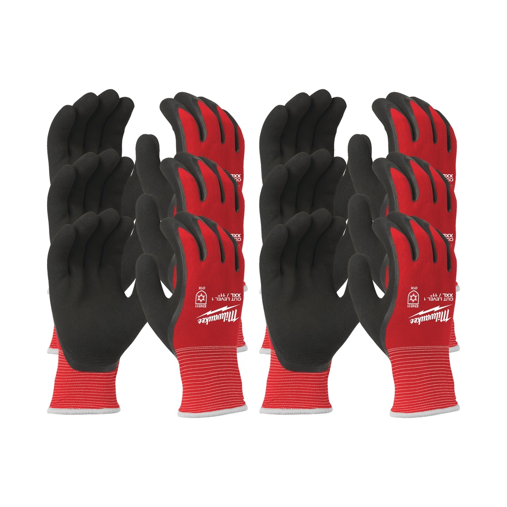 GANTS HIVER ANTI-COUPURE DOUBLE ENDUCTION LATEX