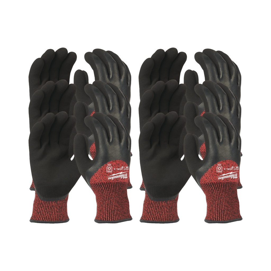 GANTS HIVER ANTI-COUPURE DOUBLE ENDUCTION LATEX