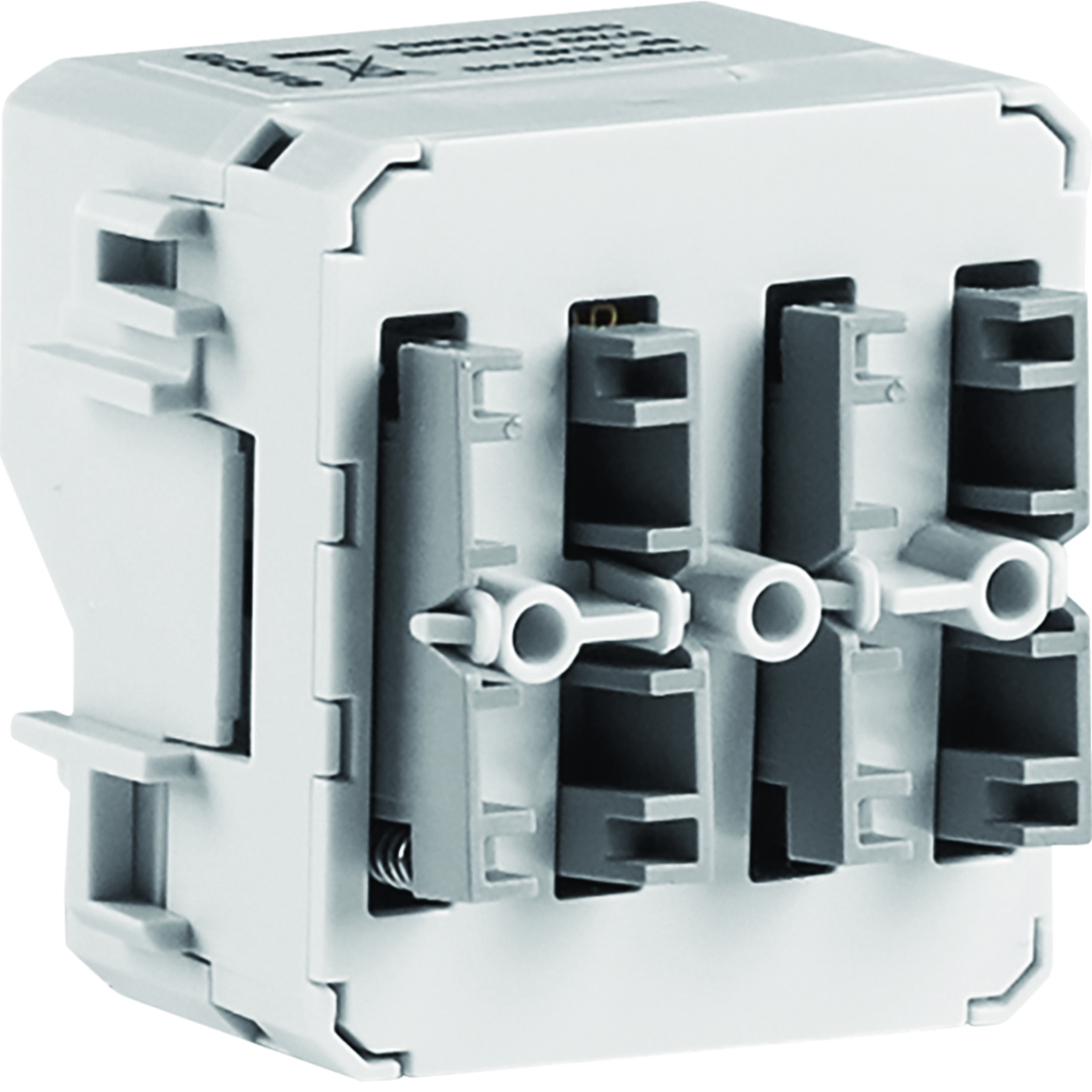 Mécanisme KNX filaire 1 touche / 1 entrée à LED étanche IP55 cubyko