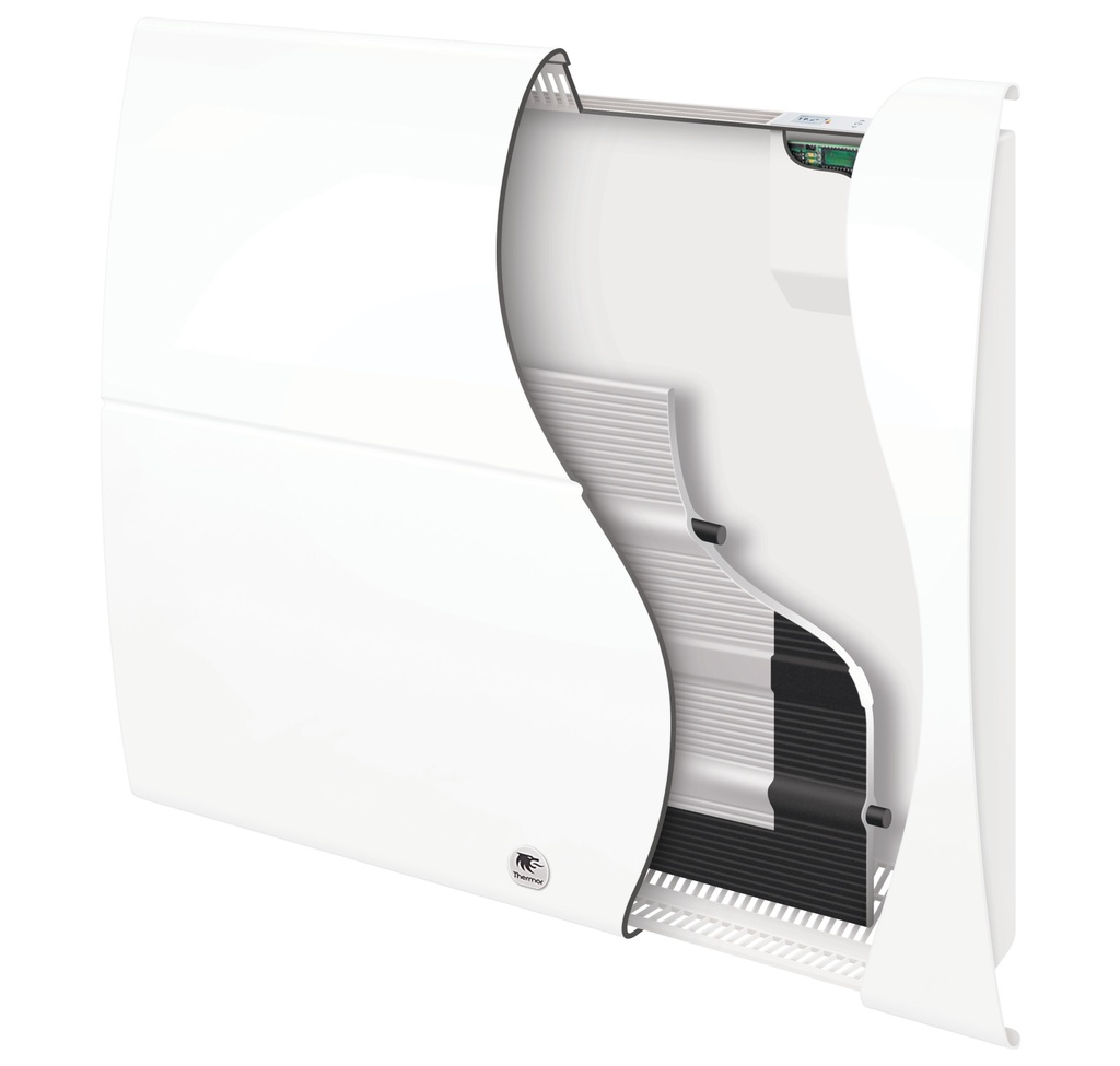 Radiateur chaleur douce Ténérife horizontal blanc 1500W