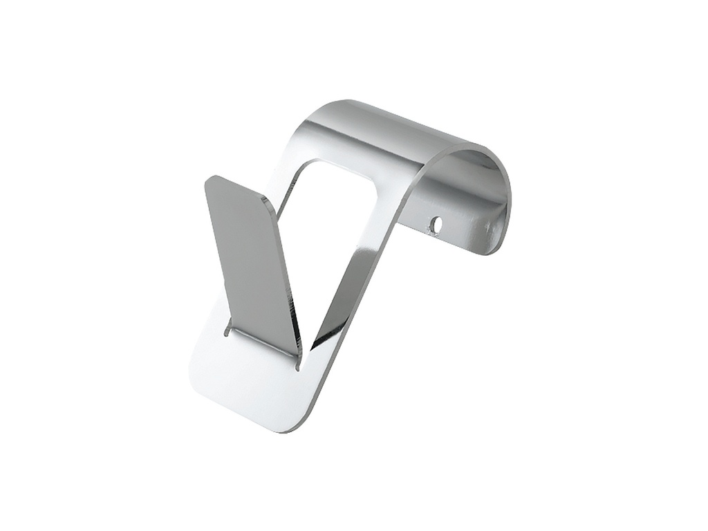 Accessoire sèche-serviette patère crochet chrome