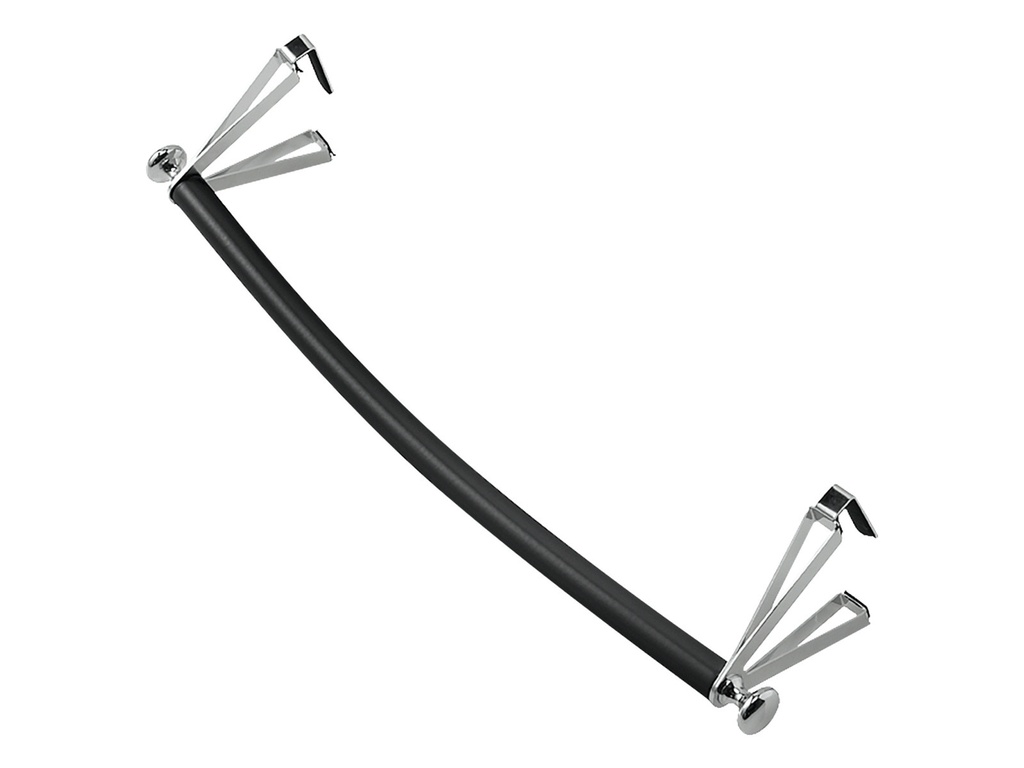 Accessoire sèche-serviette barre galbée carbone 485mm