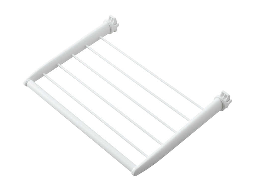 Accessoire sèche-serviette porte serviette blanc 335mm