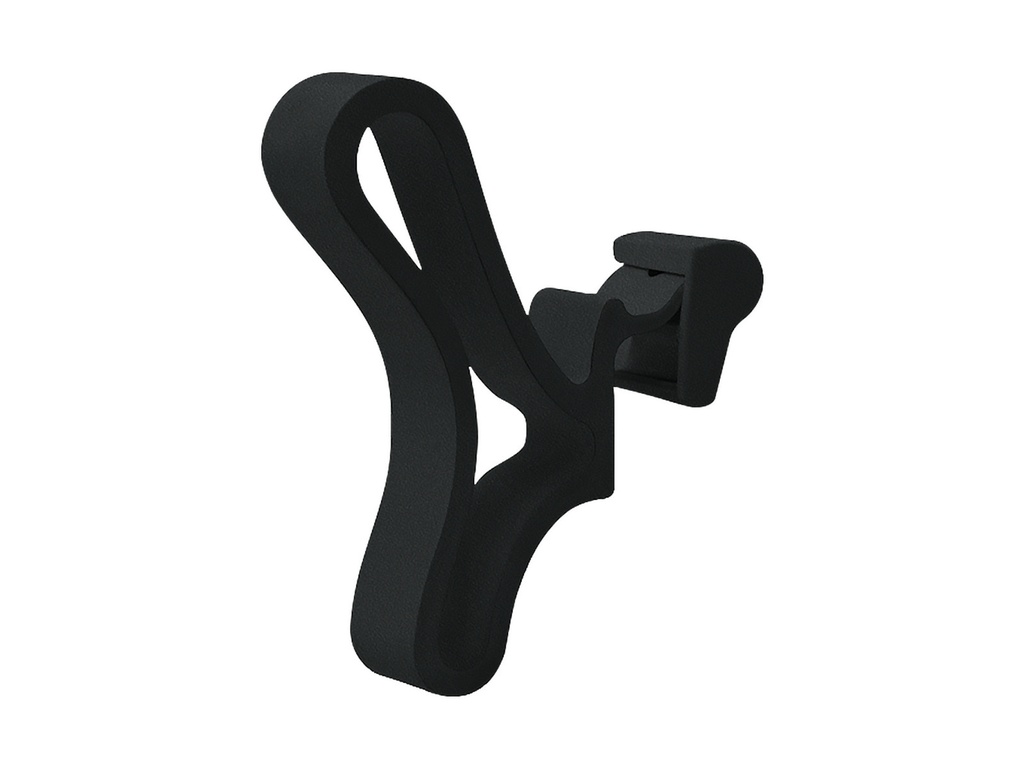 Accessoire sèche-serviette patère papillon carbone