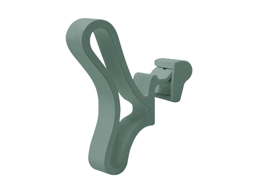 Accessoire sèche-serviette patère papillon eucalyptus