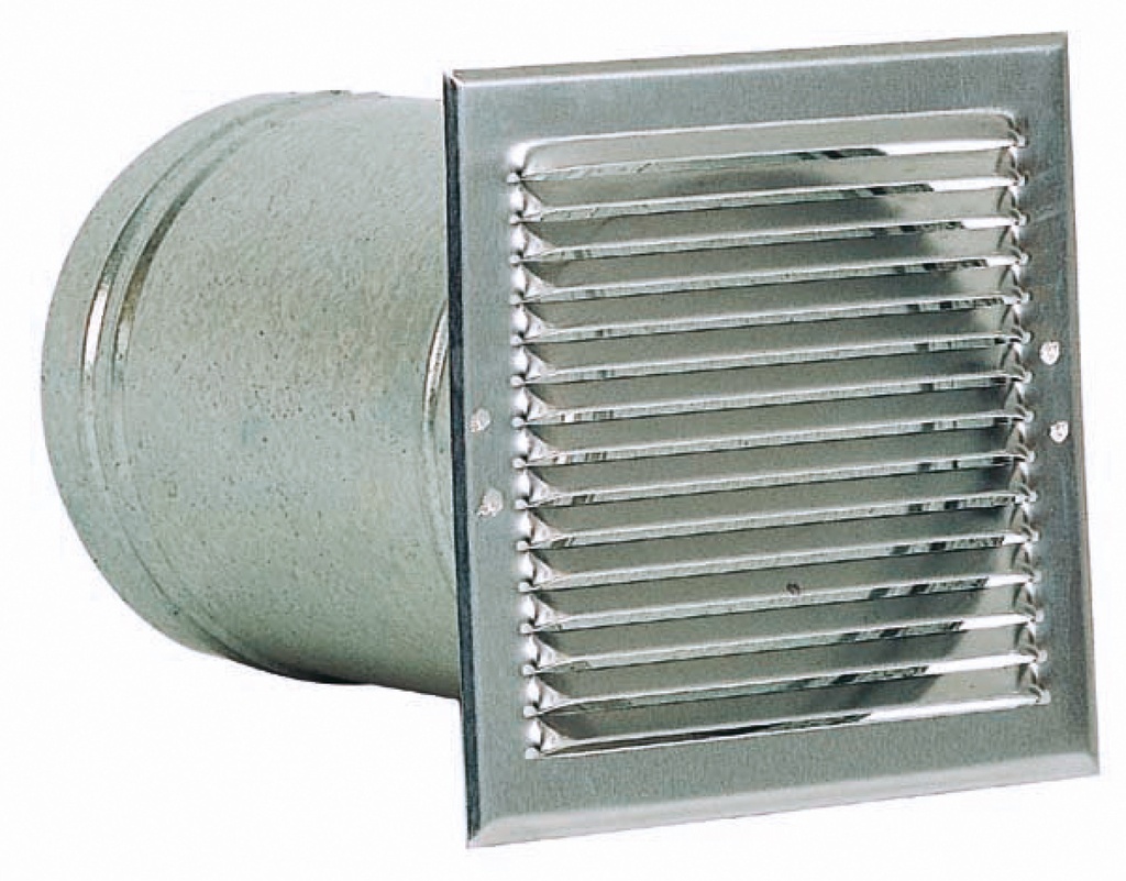 Accessoire Thermodynamique entrée/sortie d'air murale Metallique Ø160mm