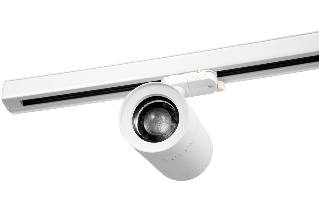 Spots sur rail Lenzo Large 30W 2250lm 940 O/B Dimmable Blanc