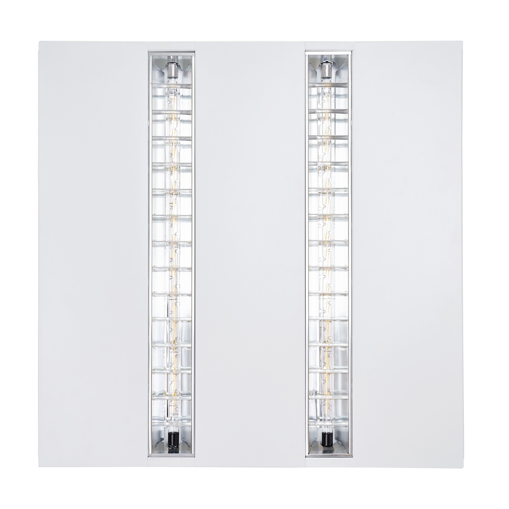 Luminaire encastré RANA HELIOS E 600 2L 22W Louv+Pri