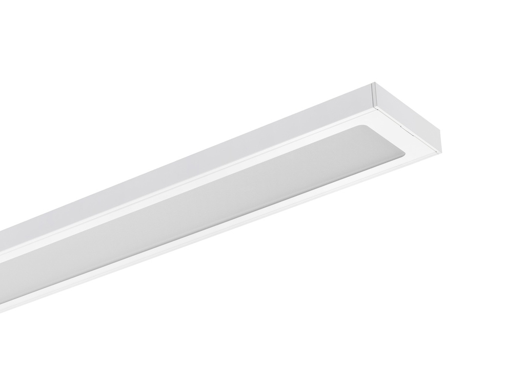 Luminaire surface et suspendu OPTIX S 1500 Optique MPO D 36W 4350lm 840 Blanc
