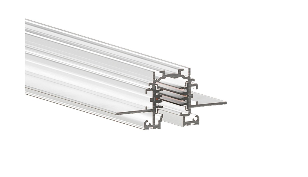 Lytespan Rail Encastré Trimless 2m Blanc 9000-2/W-TR