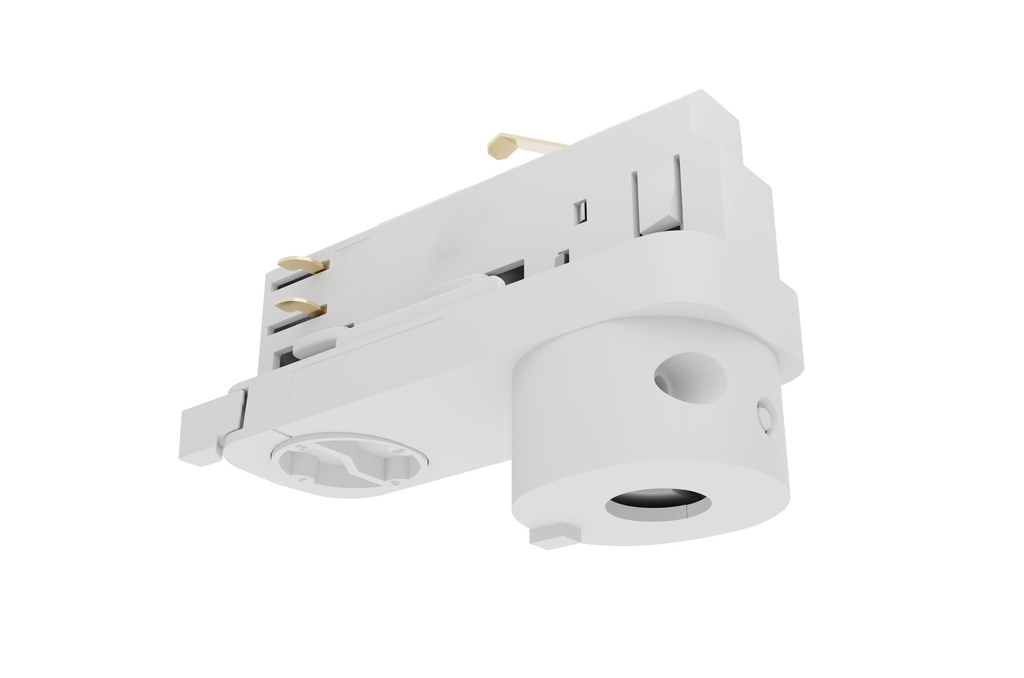 Rail Lytespan Adaptateur suspendu Asymétrique 3Phases Blanc 9209-4/W