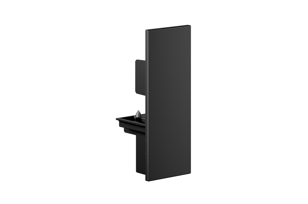 Lytespan Rail en version H Double Embout terminal Noir 9004/B-en version H