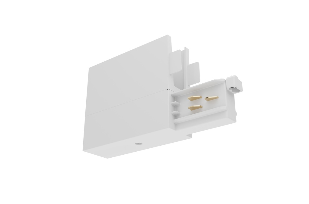 Lytespan Rail en version H Alimentation terminale droite Blanc 9001/W-H