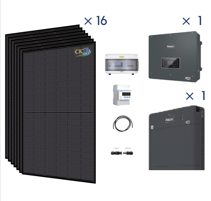 Kit Cobra 6Kw triphase avec batterie Powerwall 5Kw/h sans fixation - ETN