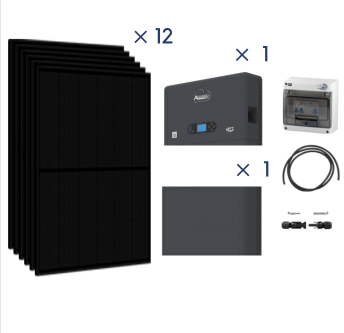 Kit Goliath 6Kw avec batterie Powerwall 5Kw/h sans fixation