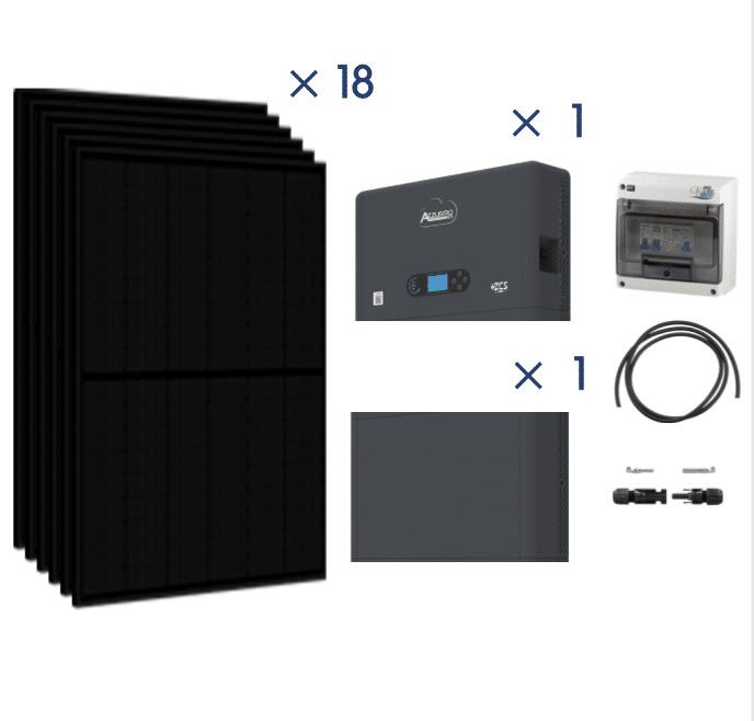 Kit Goliath 9Kw avec batterie Powerwall 5Kw/h sans fixation