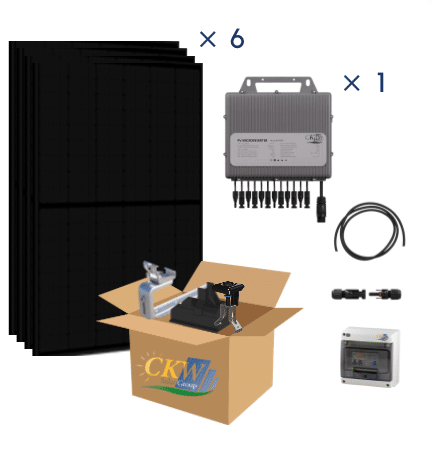 Kit 3KW-1 x TITAN MP3000W-6 modules Goliath 500W FB -toit ardoise ETN