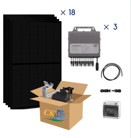 Kit 9KW-3 x TITAN MP3000W-18 modules Goliath 500W FB -toit ardoise ETN