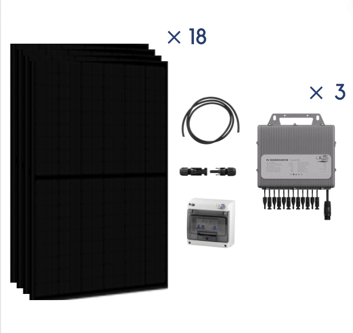Kit 9KW-3 x TITAN MP3000W-18 modules Goliath 500W FB -sans fixation
