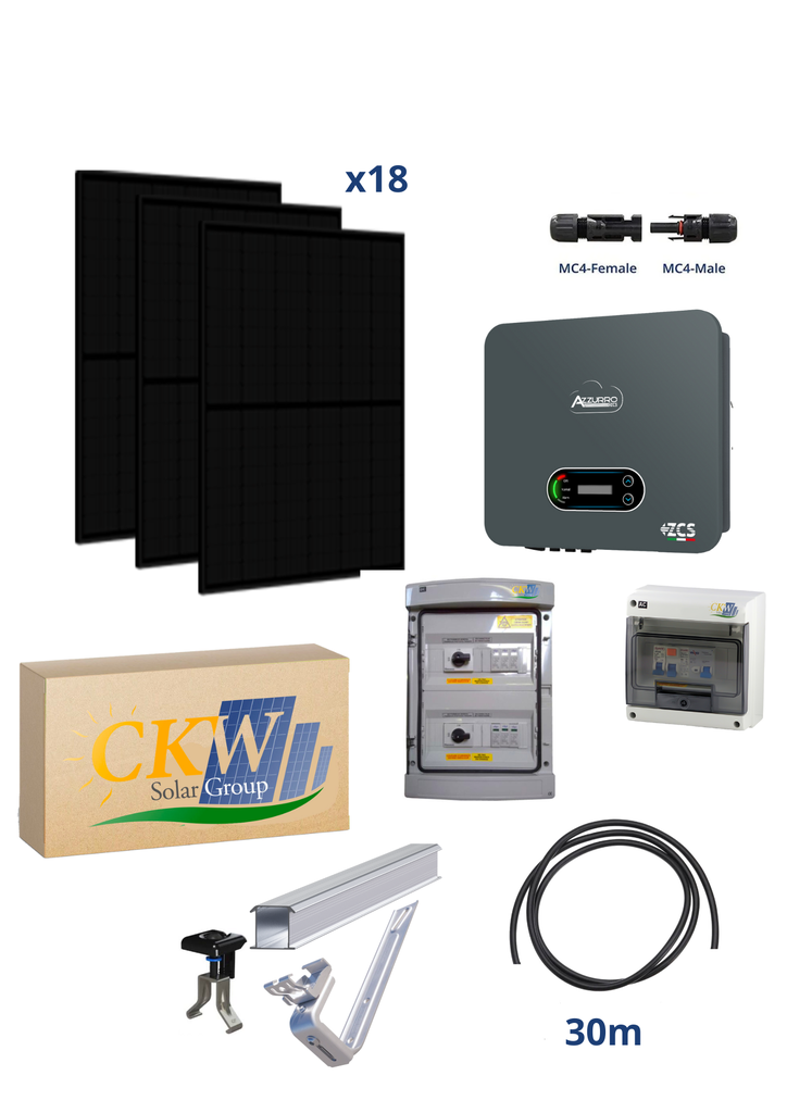 Kit CKW 9kWI Goliath-onduleur 8.8kW-24 modules Goliath 500W FB-toit ardoise ETN