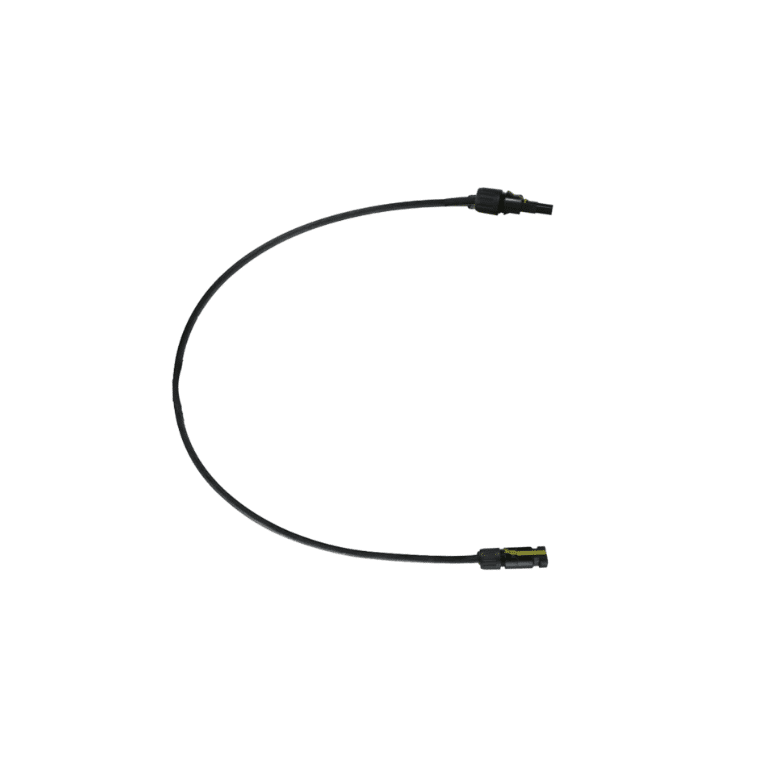 Rallonge DC : 0,5m (cable DC + connecteur MC4 Sunrise)