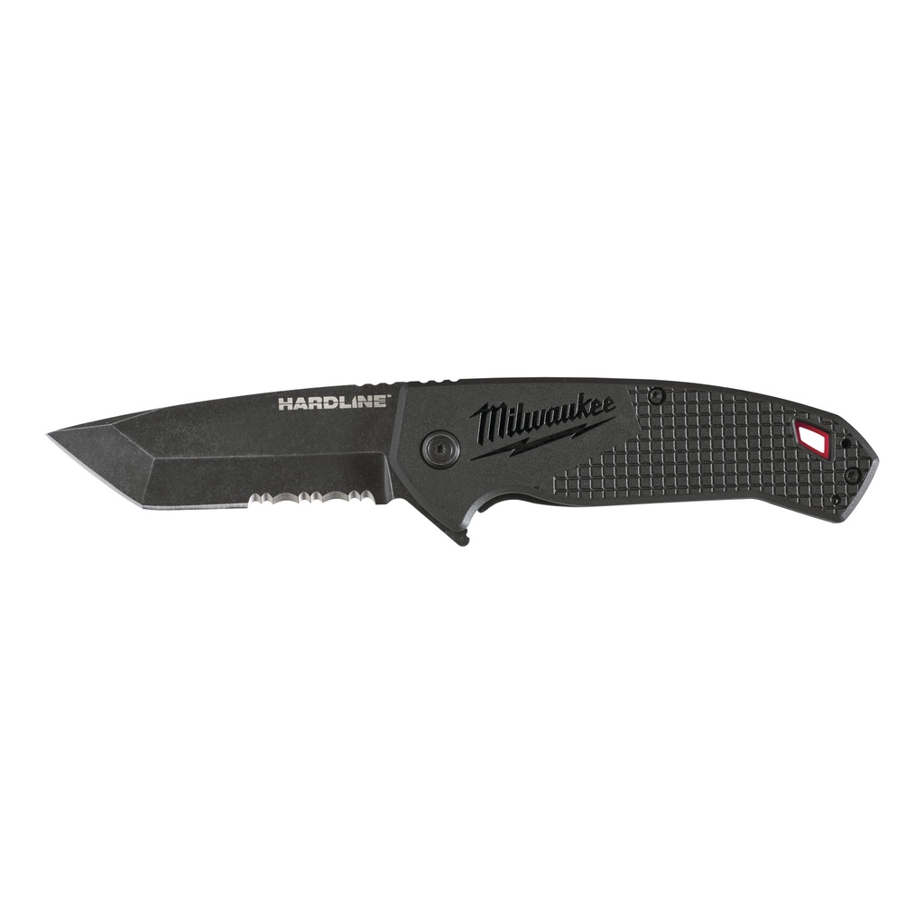 COUTEAU HARDLINE LAME CRANTÉE