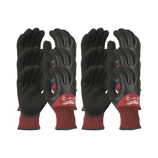 [MIL4932471612] GANTS HIVER ANTI-COUPURE DOUBLE ENDUCTION LATEX