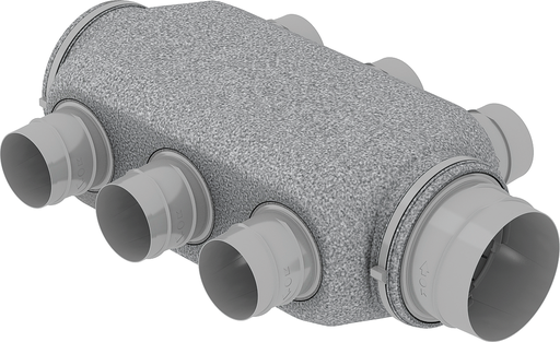 Accessoire Thermodynamique Conduit semi rigide calorifugé longueur 2m Ø125 mm
