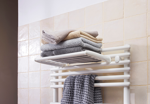 Accessoire sèche-serviette porte serviette chrome 335mm