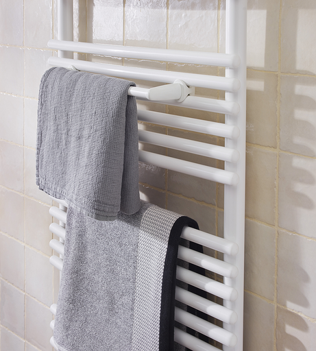 Accessoire sèche-serviette porte serviette chrome 335mm