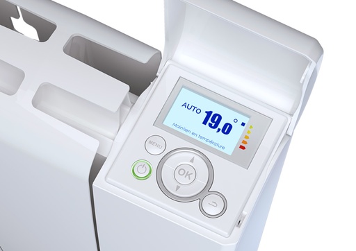 [THE494831] Radiateur Chaleur douce Bilbao 3 vertical blanc 1000W