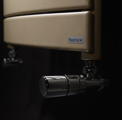 Kit raccordement monotube avec entraxe 50mm chrome manuel