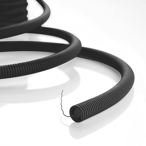 [LEG00425] Conduit TINB 3422 Ø25mm pour remontées aéro-souterraines avec tire-fils - noir