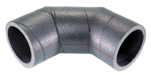 [THE296075] Accessoire Thermodynamique gaine PEHD coudé 90 degré Ø125 mm