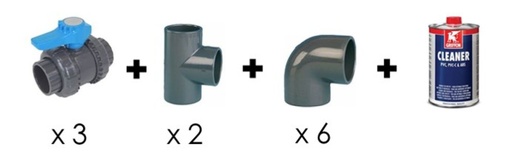 [THE297908] kit accessoires Aéromax Piscine