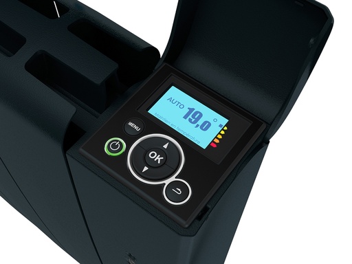 [THE493404] Radiateur Chaleur douce Bilbao 3 horizontal gris ardoise 1250W