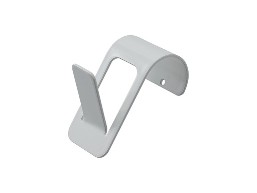 [THE498000] Accessoire sèche-serviette patère crochet blanc