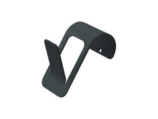 [THE498001] Accessoire sèche-serviette patère crochet gris