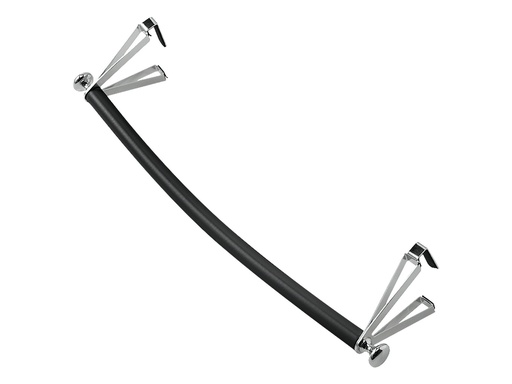 [THE498009] Accessoire sèche-serviette barre galbée carbone 485mm