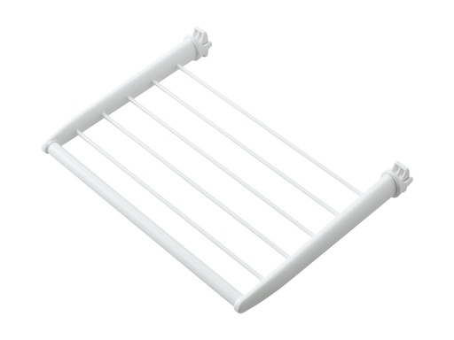 [THE498018] Accessoire sèche-serviette porte serviette blanc 335mm