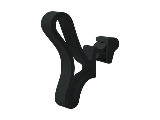 [THE498053] Accessoire sèche-serviette patère papillon carbone