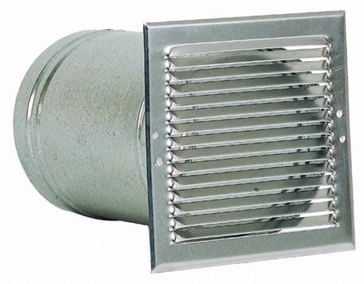 [THE900365] Accessoire Thermodynamique entrée/sortie d'air murale Metallique Ø160mm