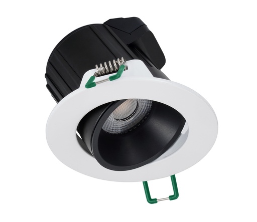 [SYL0005594] Spots encastrés Led - START Spot Alu Réflecteur Noir Lot de 3 spots