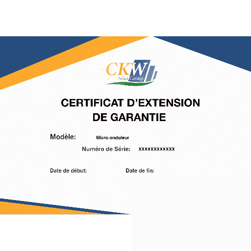 [CKW80924] Extension de garantie pour micro-onduleurs a 20 ans