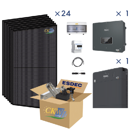 [CKW89198] Kit Cobra 9Kw avec batterie Powerwall 5Kw/h toit tuiles - ETN