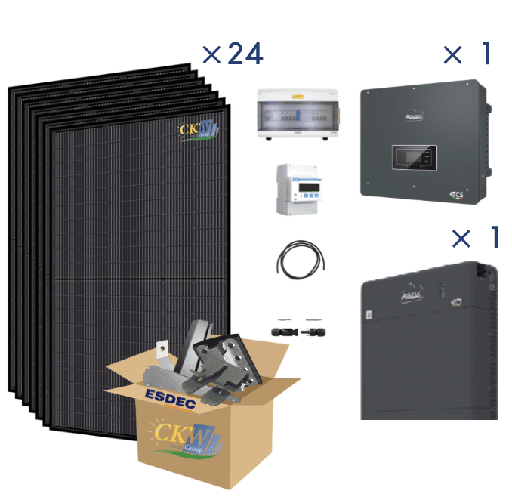 [CKW89199] Kit Cobra 9Kw avec batterie Powerwall 5Kw/h toit plat - ETN