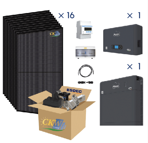 [CKW89204] Kit Cobra 6Kw avec batterie Powerwall 5Kw/h toit tuiles - ETN