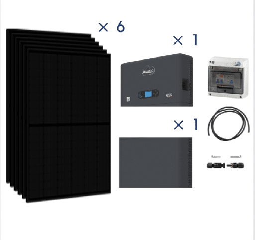 [CKW89220] Kit Goliath 3Kw avec batterie Powerwall 5Kw/h sans fixation