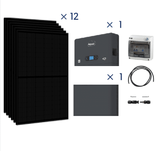 [CKW89221] Kit Goliath 6Kw avec batterie Powerwall 5Kw/h sans fixation